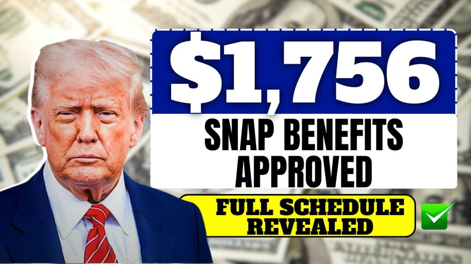$1,756 SNAP Benefits Approved